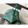 Goyard Croisiere 50 Duffle Bag Travel Gym Carry On Luggage Shoulder Strap Green 655