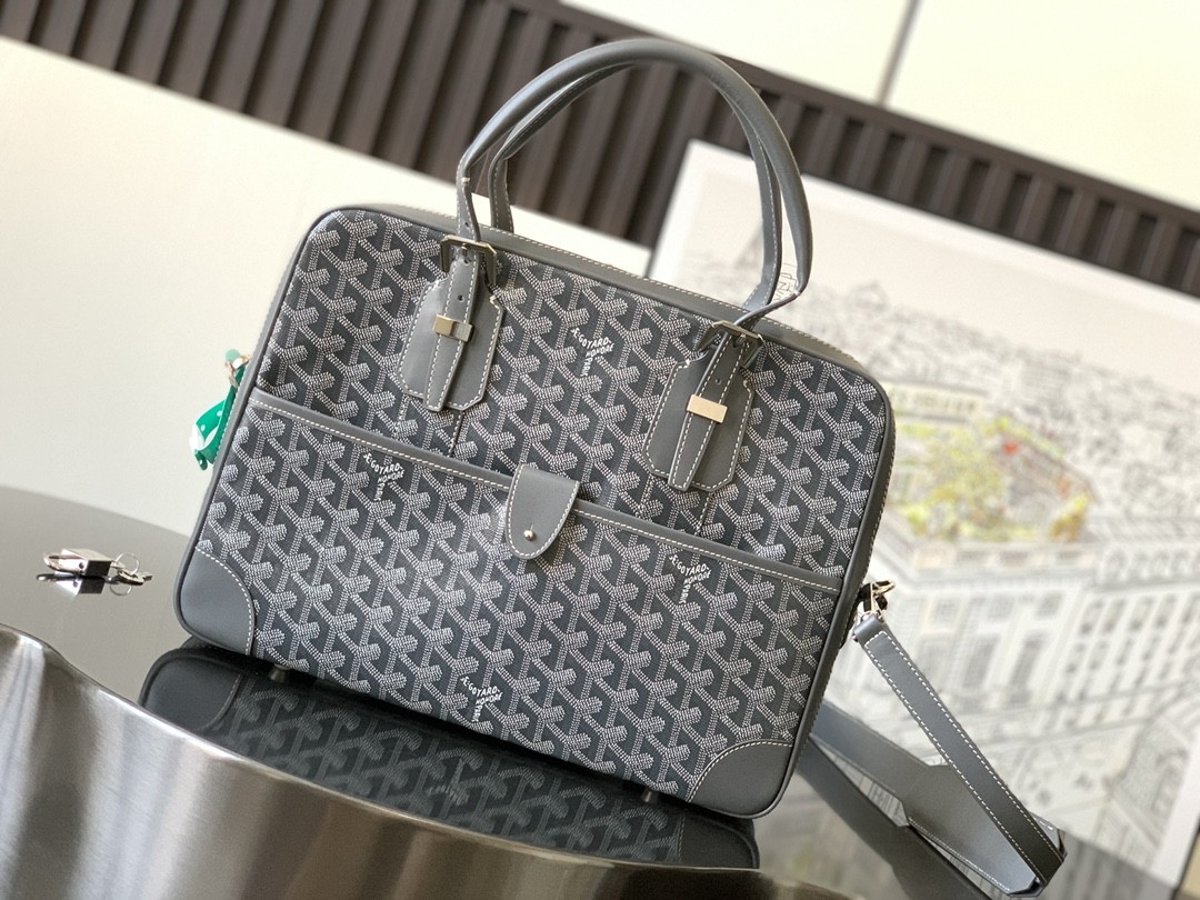 Goyard Ambassade PM Document Case Grey 572