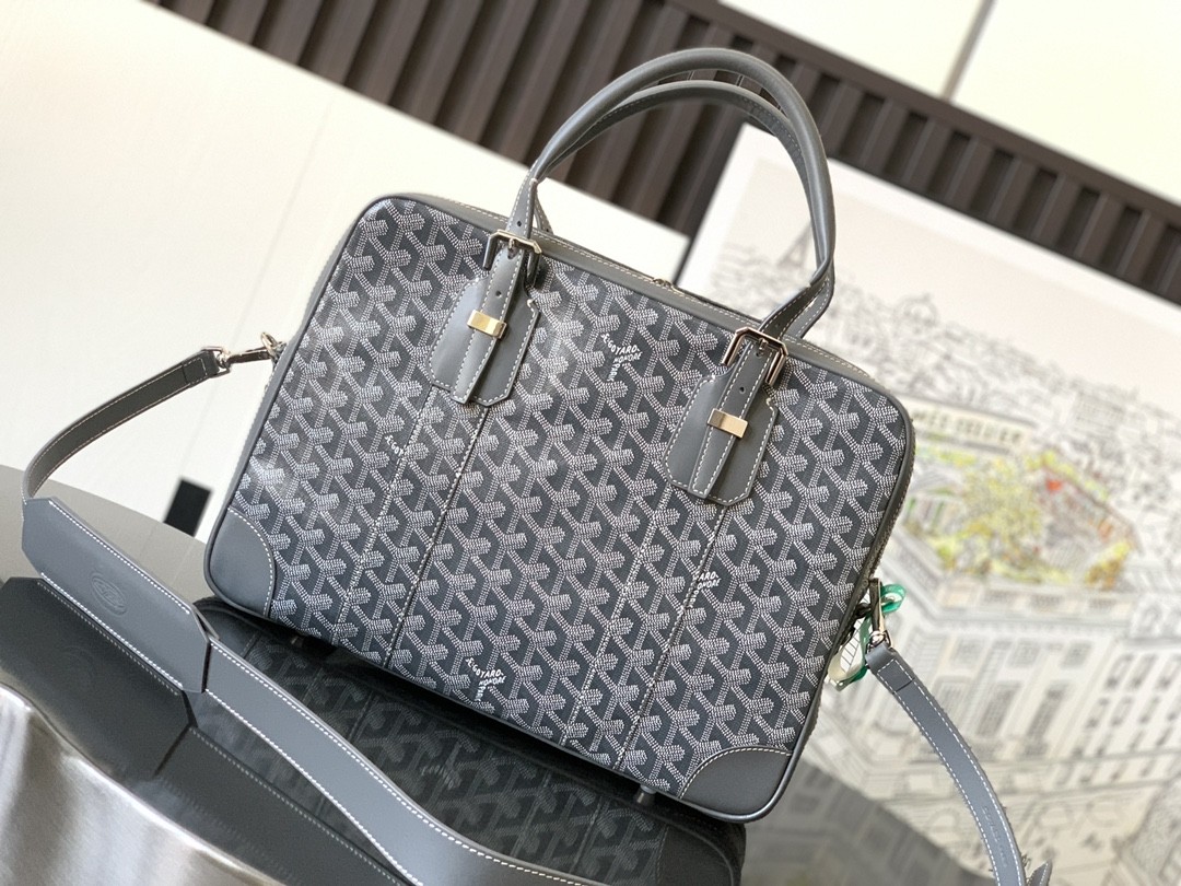 Goyard Ambassade PM Document Case Grey 572