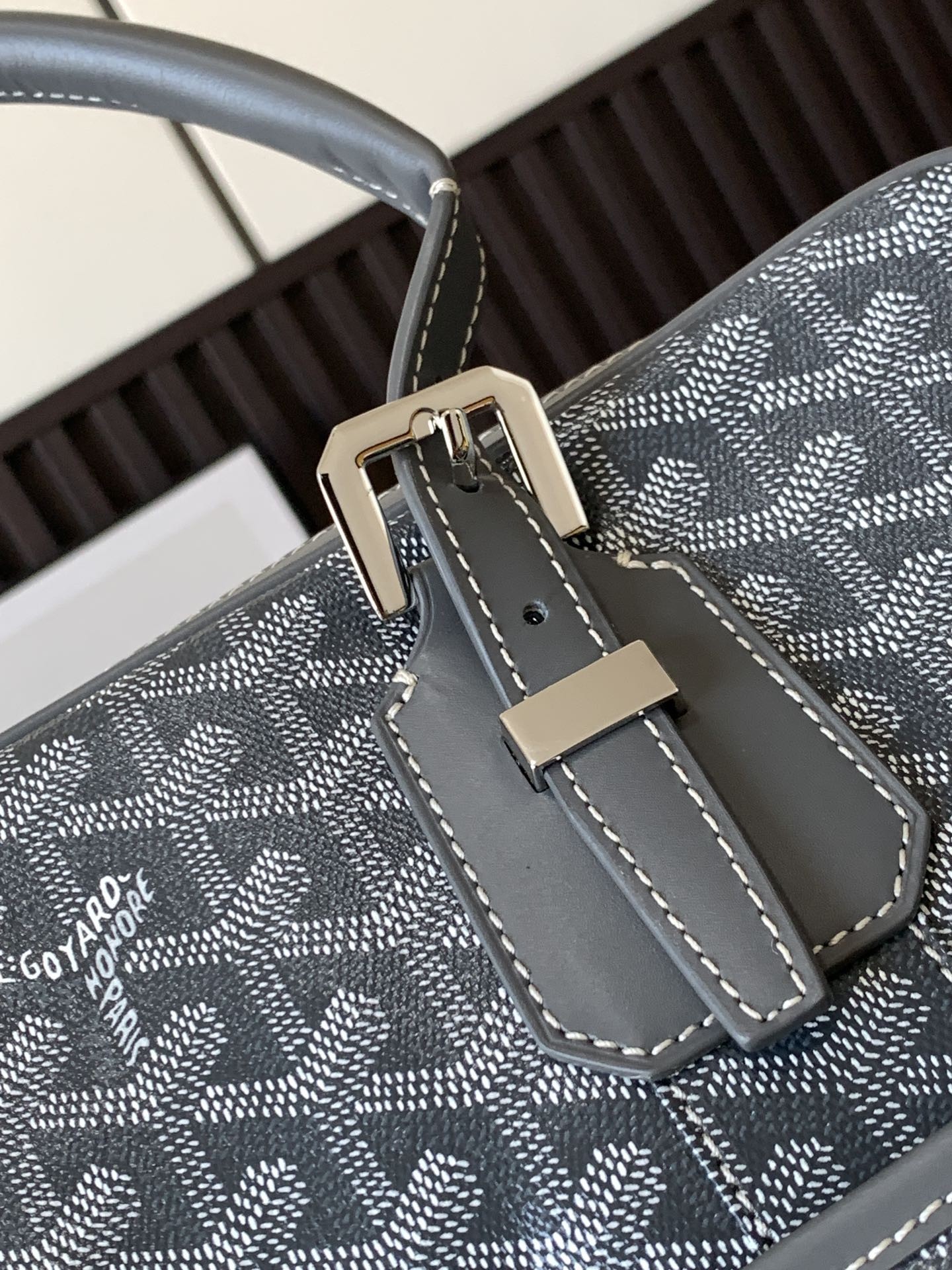 Goyard Ambassade PM Document Case Grey 572