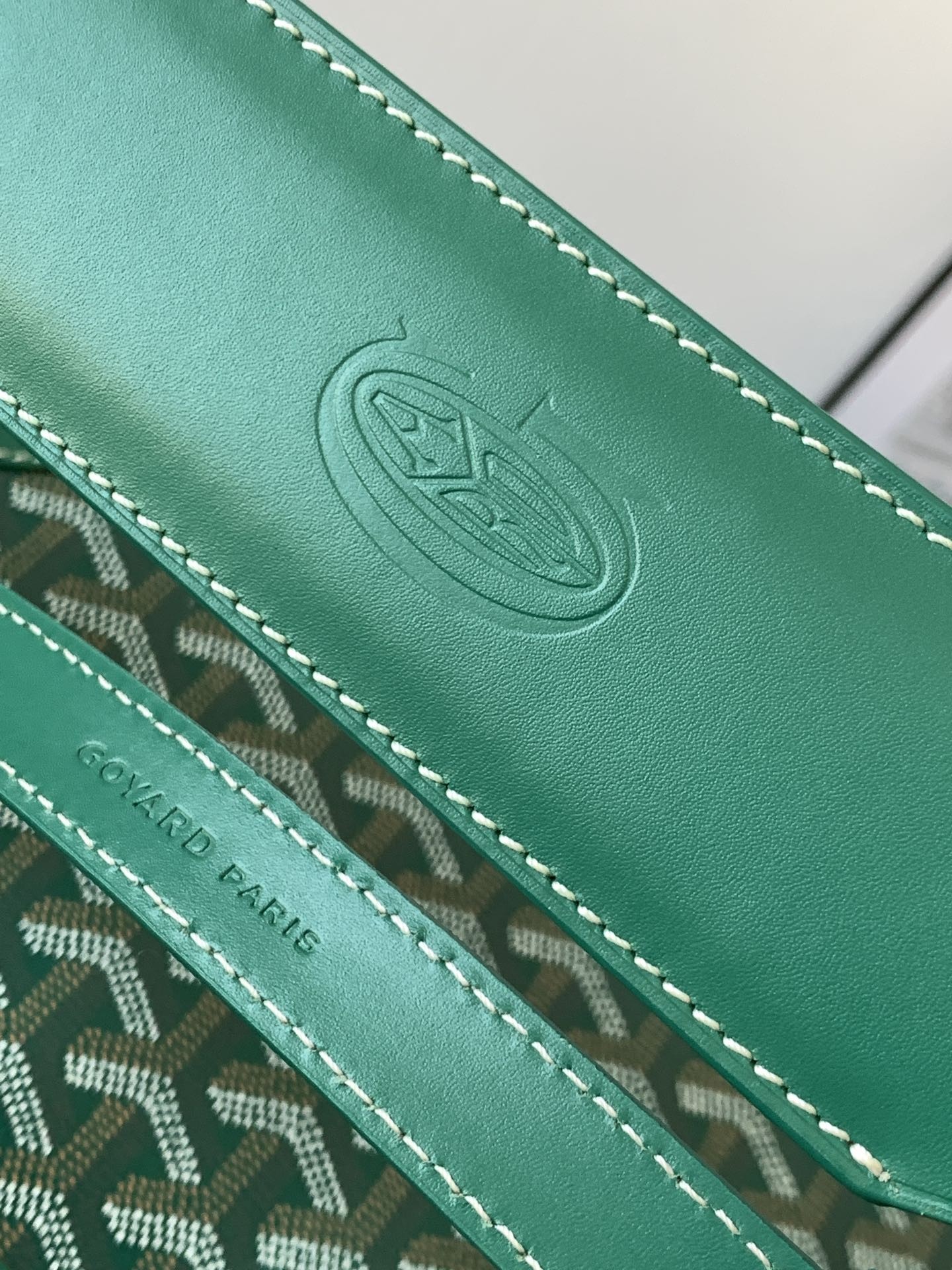 Goyard Ambassade PM Document Case Green 971