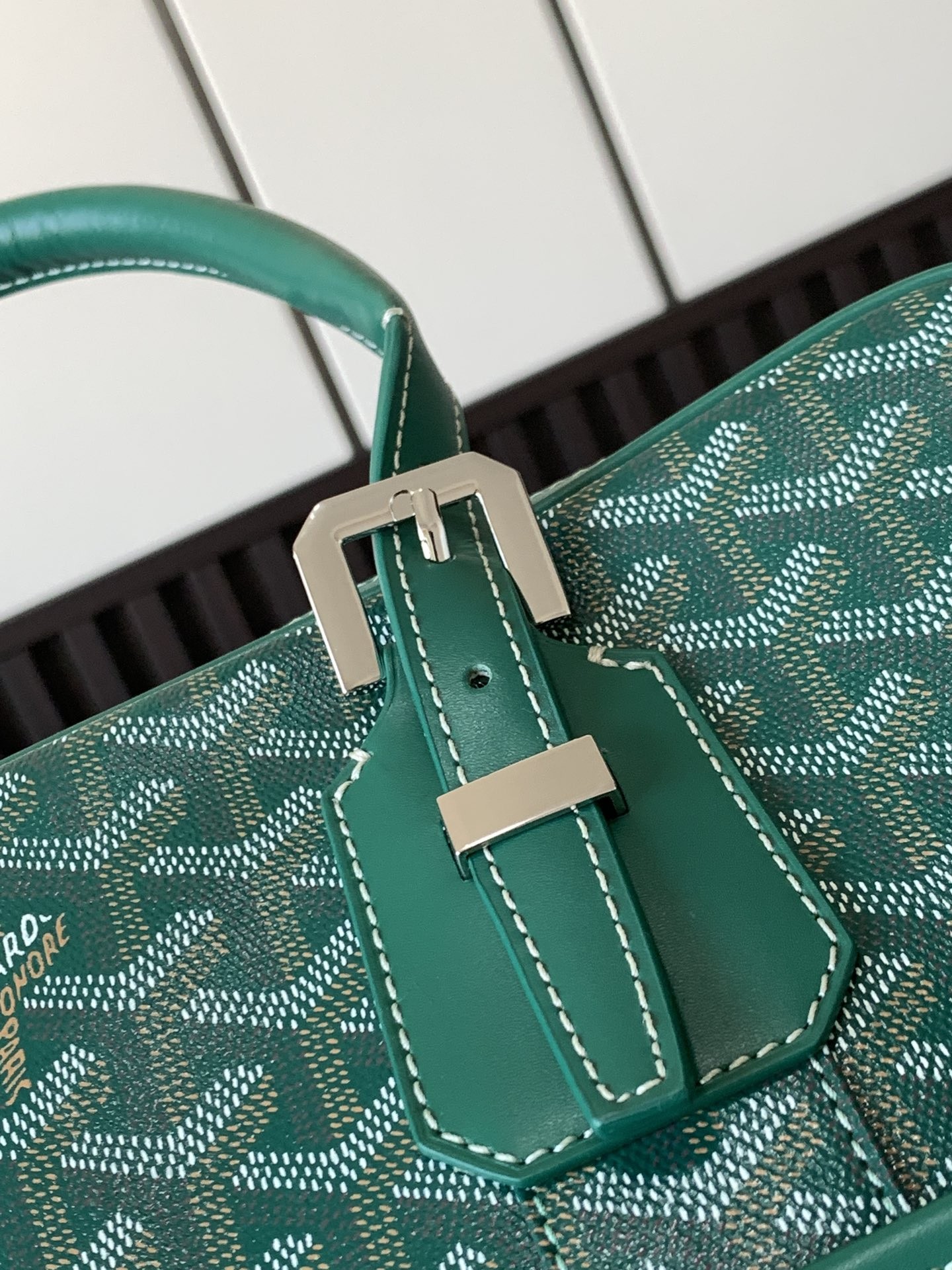 Goyard Ambassade PM Document Case Green 971