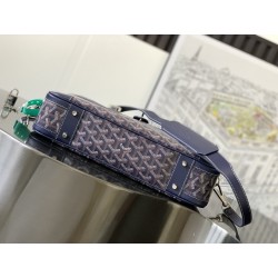 Goyard Ambassade PM Document Case Navy Blue 679