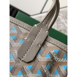 [170th Anniversary Limited Edition] Goyard Poitiers Claire-Voie Bag Grey Blue 577