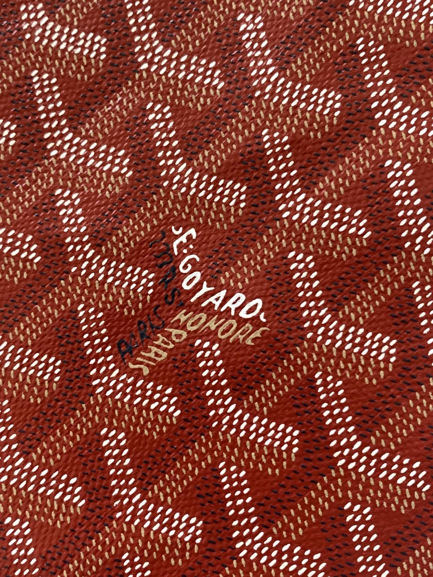 Goyard Poitiers Claire-Voie Bag Red 062