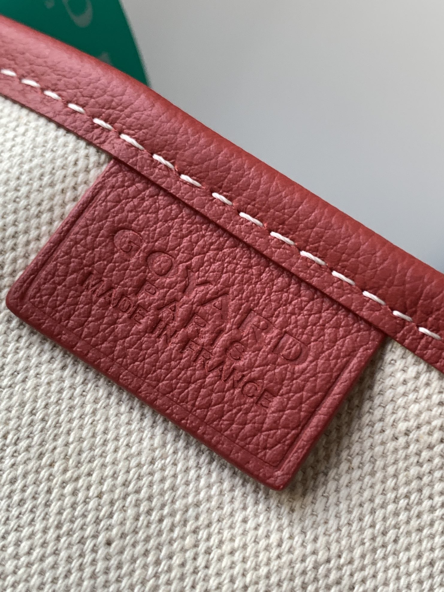 Goyard Poitiers Claire-Voie Bag Red 062