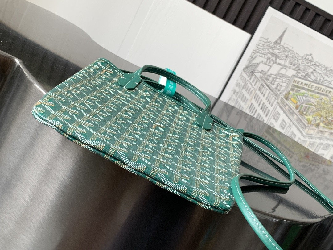 Goyard Poitiers Claire-Voie Bag Green 874