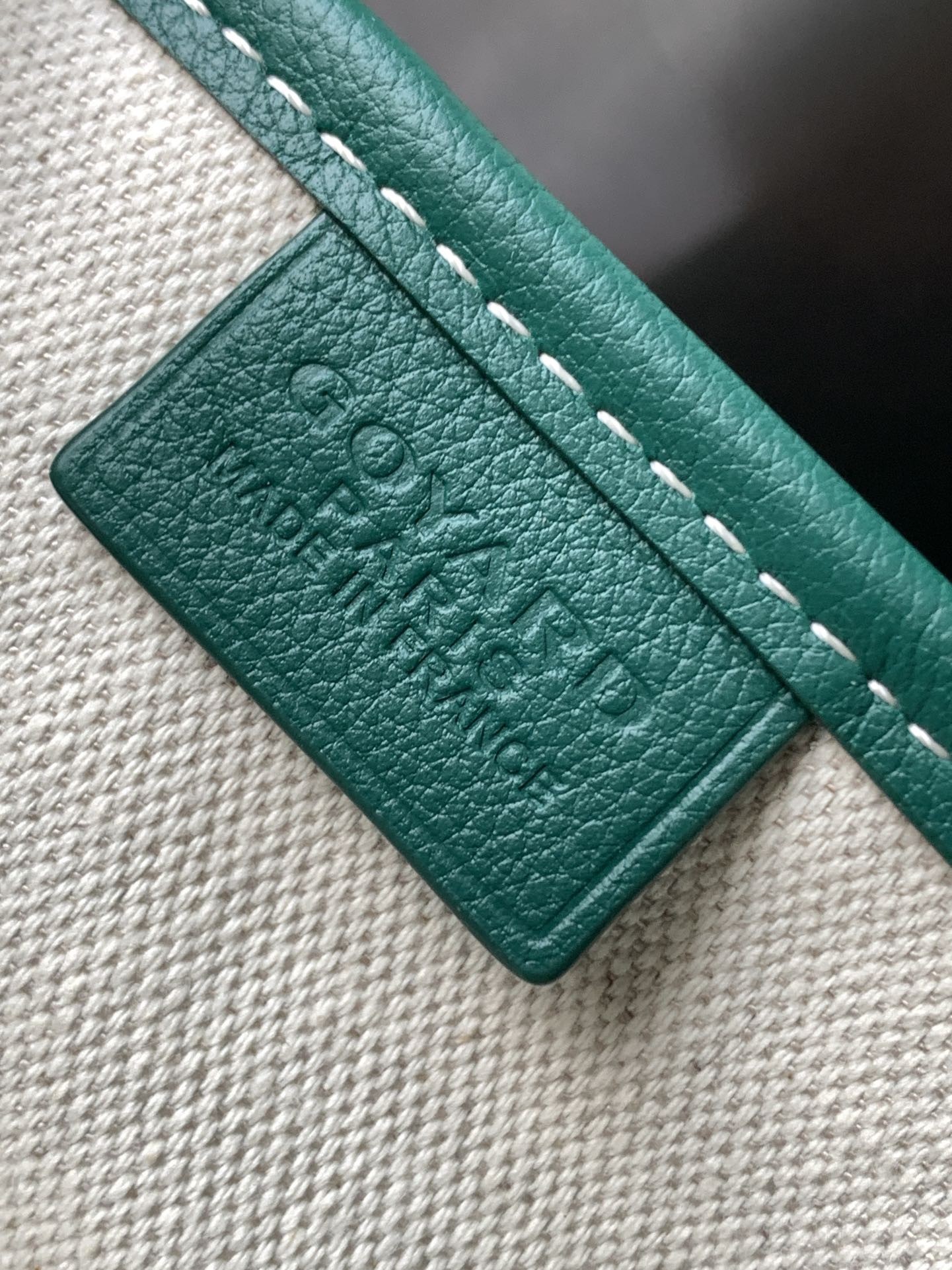 Goyard Poitiers Claire-Voie Bag Green 874