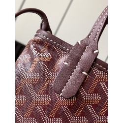 Goyard Poitiers Claire-Voie Bag Burgundy 454