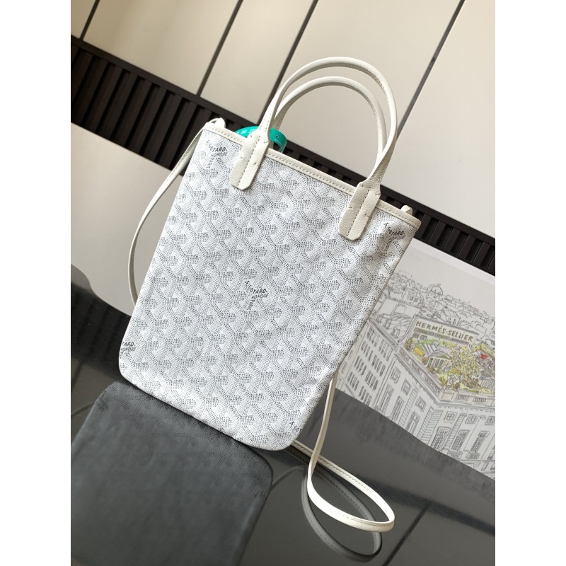 Goyard Poitiers Claire-Voie Bag White 550