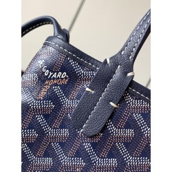 Goyard Poitiers Claire-Voie Bag Navy Blue 112