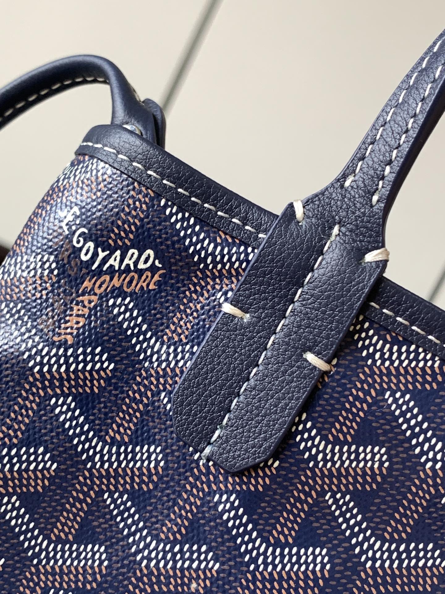 Goyard Poitiers Claire-Voie Bag Navy Blue 112