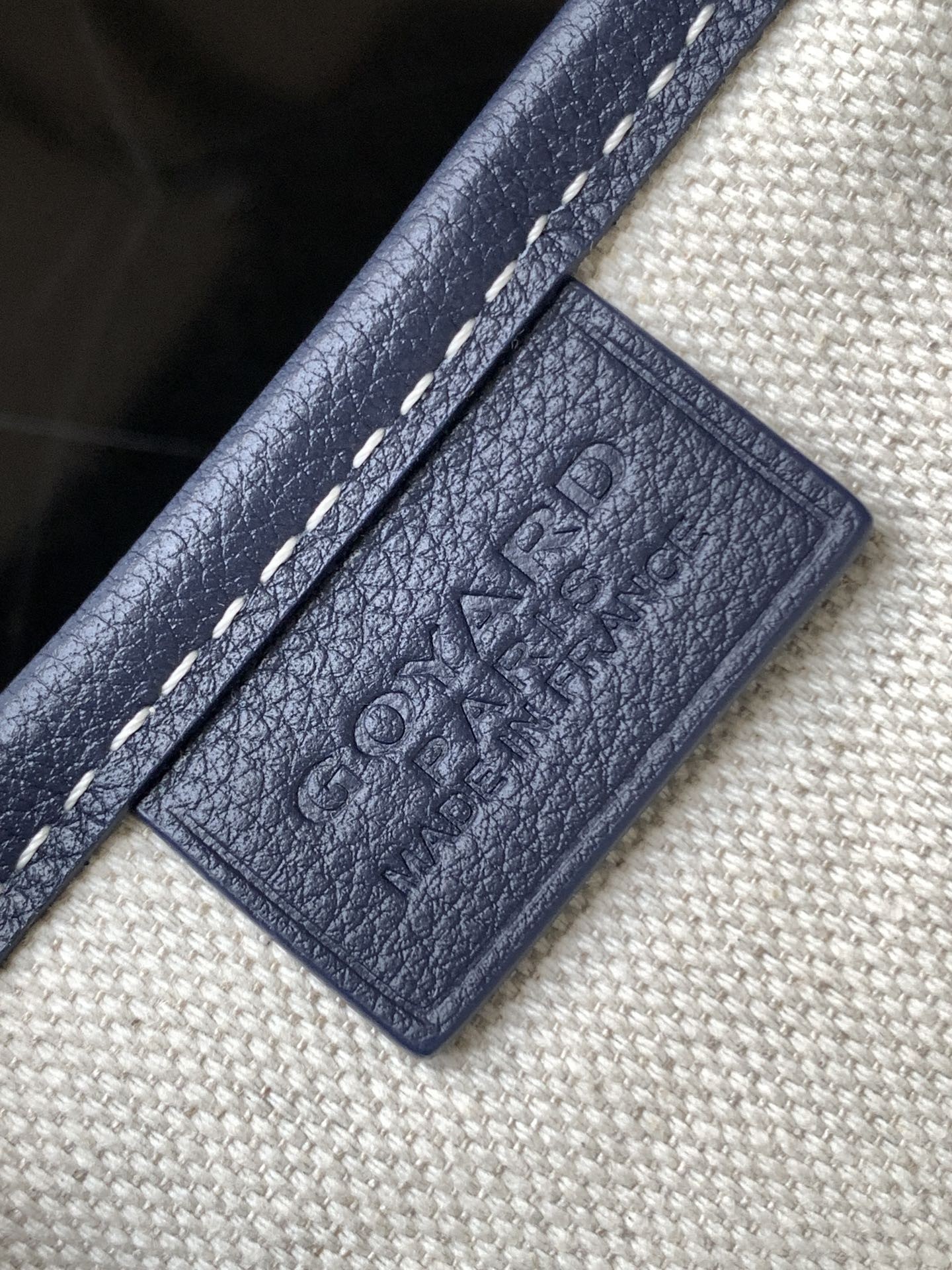 Goyard Poitiers Claire-Voie Bag Navy Blue 112