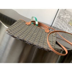 Goyard Poitiers Claire-Voie Bag Black Tan 035