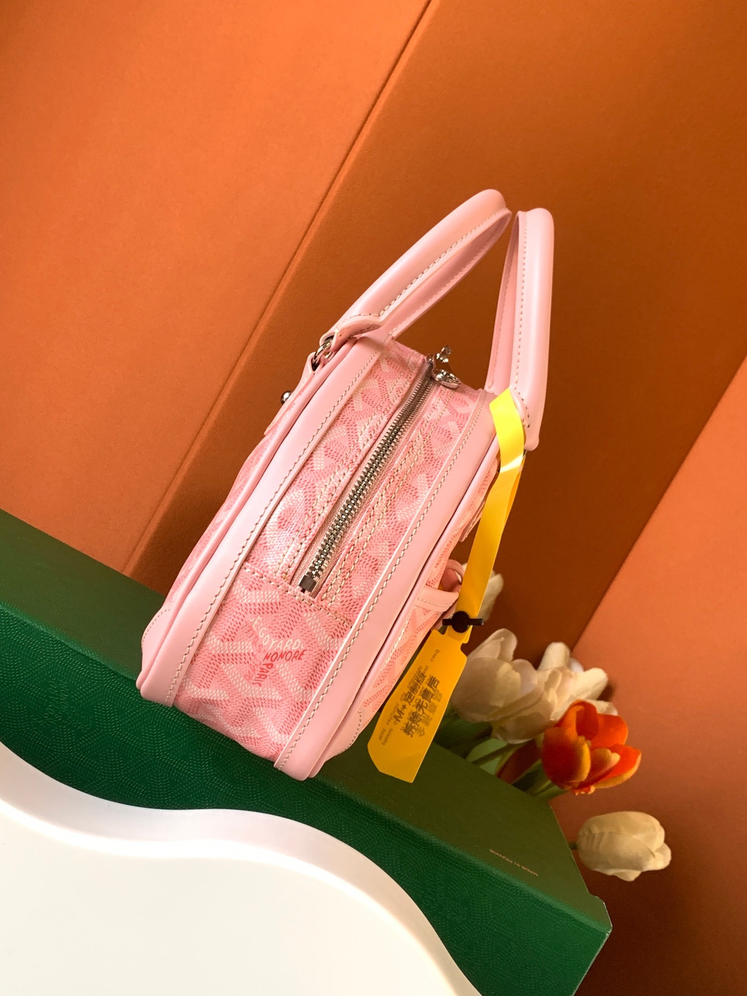 Goyard Bowling Mini Bags Pink 966