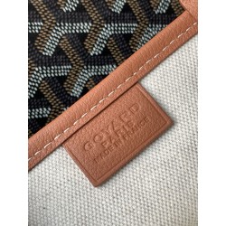 Goyard Poitiers Claire-Voie Bag Black Tan 035