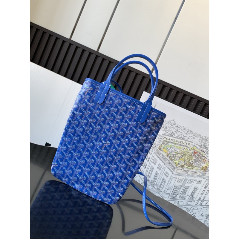 Goyard Poitiers Claire-Voie Bag Blue 504