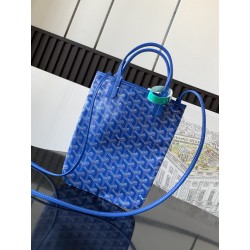 Goyard Poitiers Claire-Voie Bag Blue 504