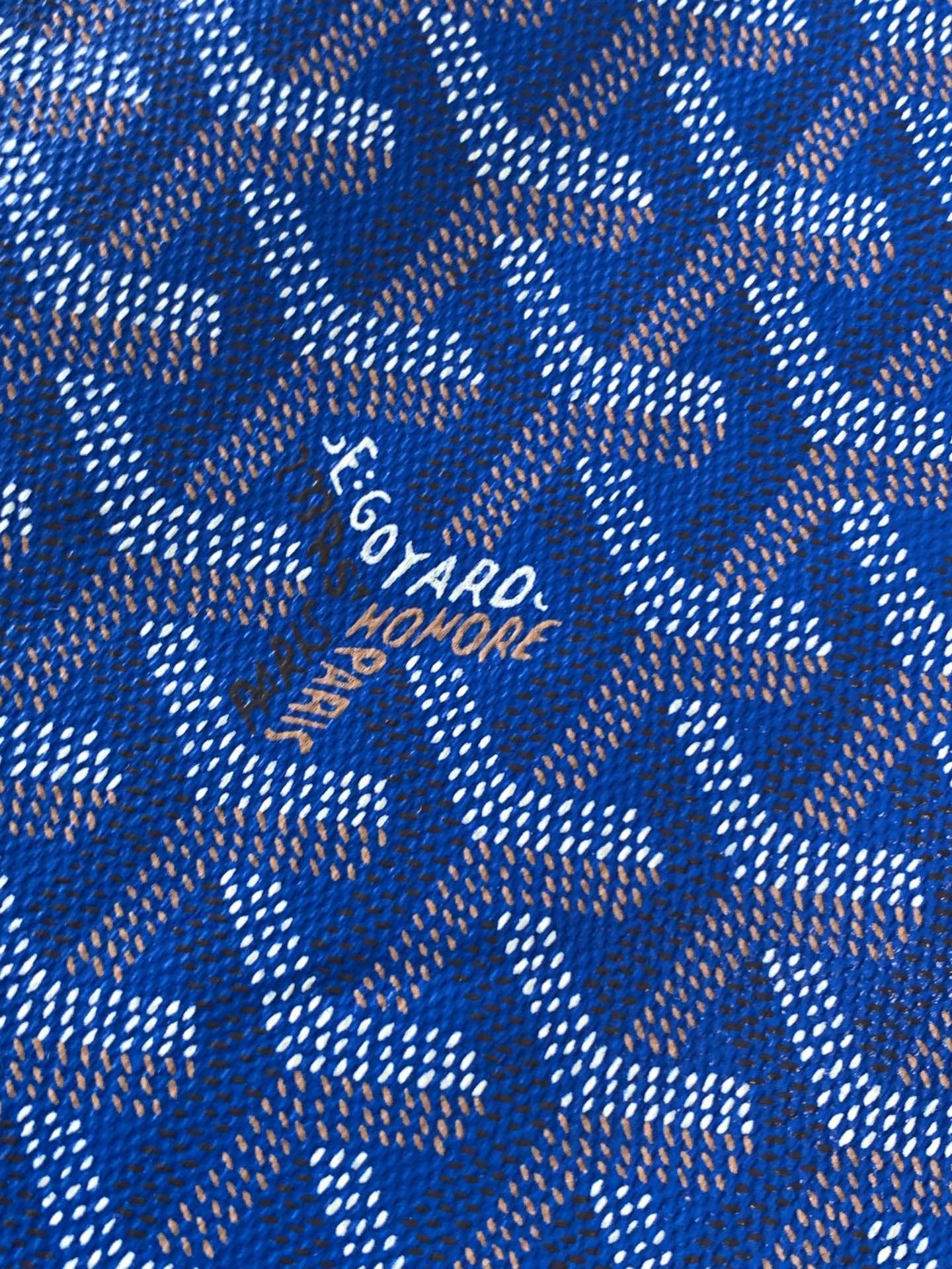 Goyard Poitiers Claire-Voie Bag Blue 504