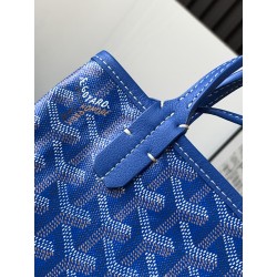 Goyard Poitiers Claire-Voie Bag Blue 504