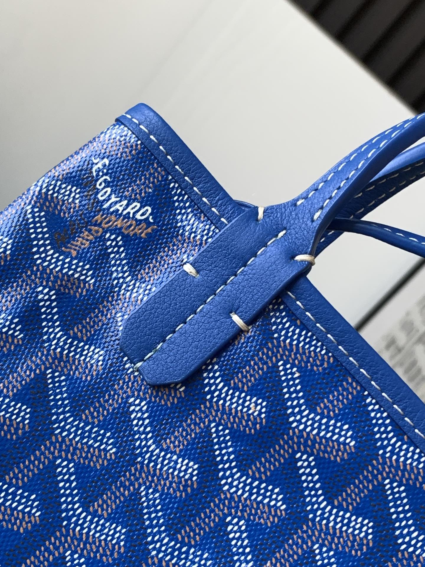 Goyard Poitiers Claire-Voie Bag Blue 504