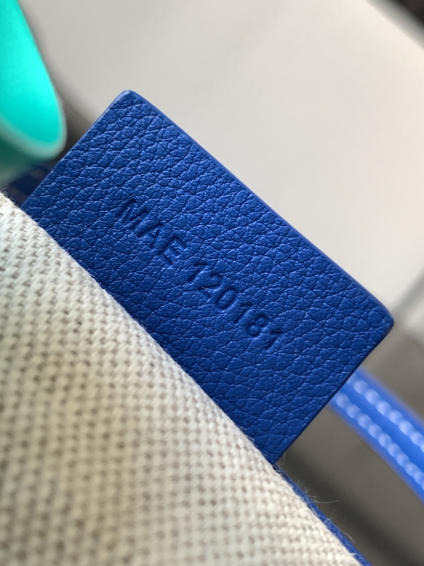 Goyard Poitiers Claire-Voie Bag Blue 504