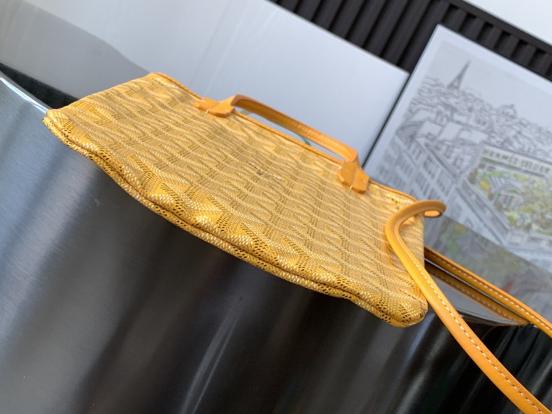 Goyard Poitiers Claire-Voie Bag Yellow 999