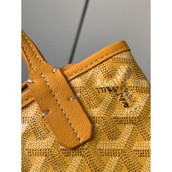 Goyard Poitiers Claire-Voie Bag Yellow 999