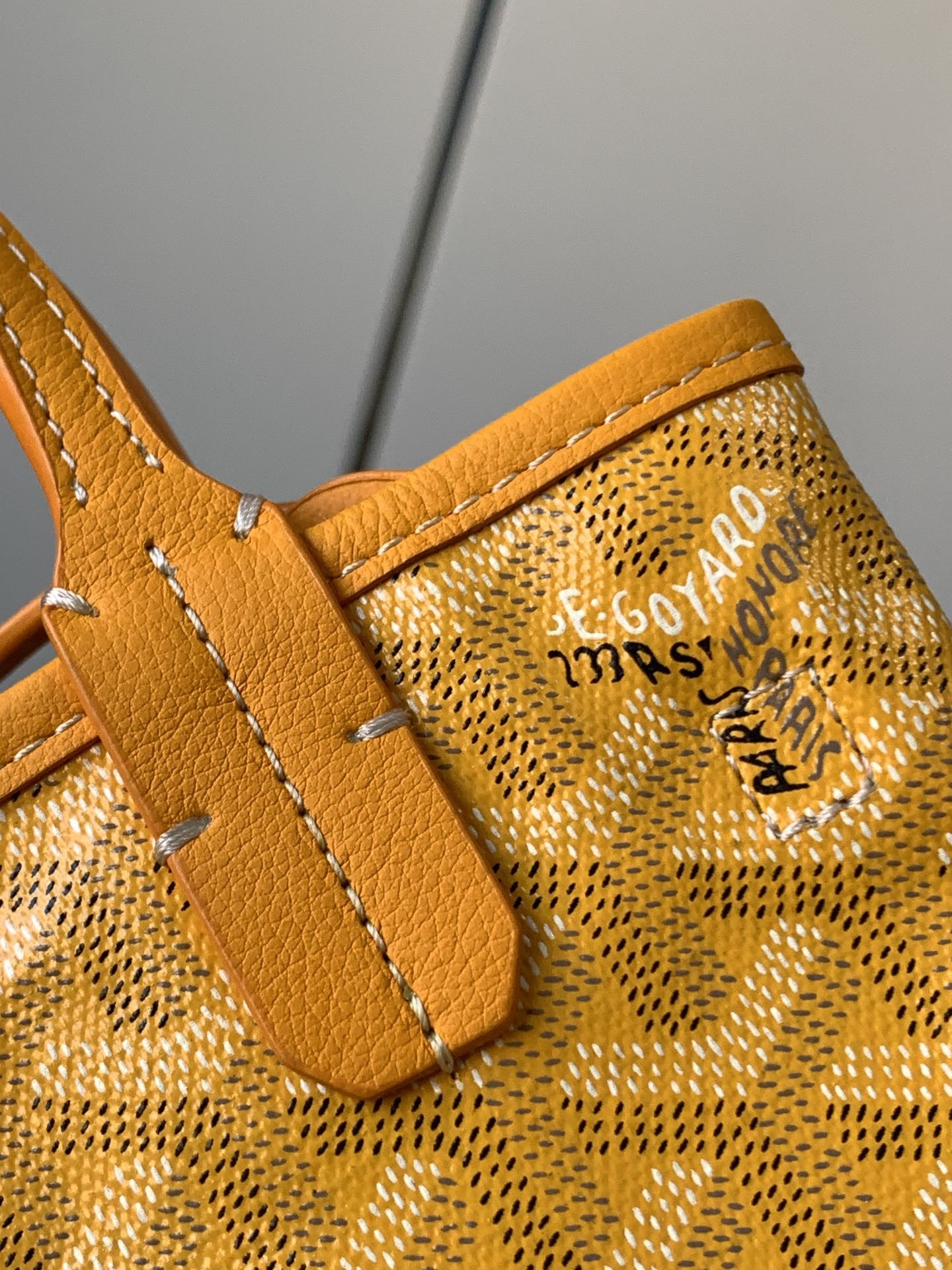 Goyard Poitiers Claire-Voie Bag Yellow 999