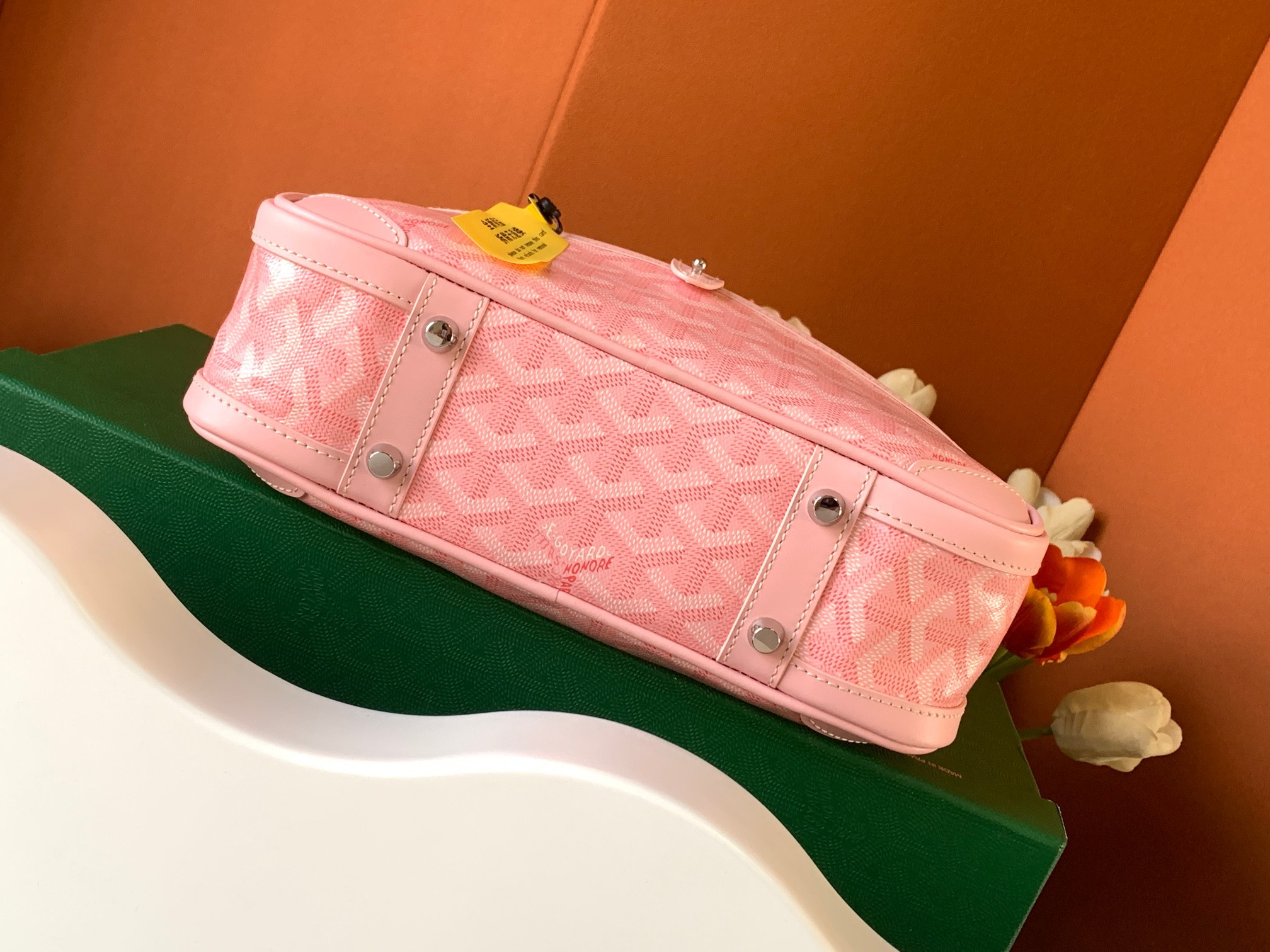 Goyard Bowling Mini Bags Pink 966