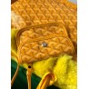 Goyardine Rabbit Rex Fur Reversible Mini Anjou Yellow