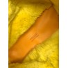 Goyardine Rabbit Rex Fur Reversible Mini Anjou Yellow