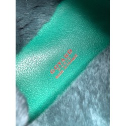 Goyardine Rabbit Rex Fur Reversible Mini Anjou Green