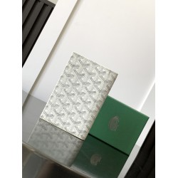 Goyard Grenelle Passport Holder White