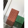 Goyard Grenelle Passport Holder Red