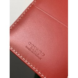 Goyard Grenelle Passport Holder Red