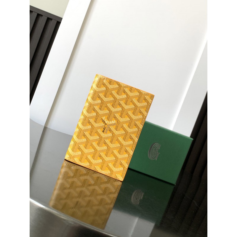 Goyard Grenelle Passport Holder Yellow