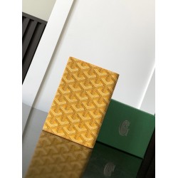 Goyard Grenelle Passport Holder Yellow