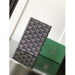 Goyard Grenelle Passport Holder Dark Blue