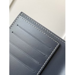 Goyard Grenelle Passport Holder Dark Blue