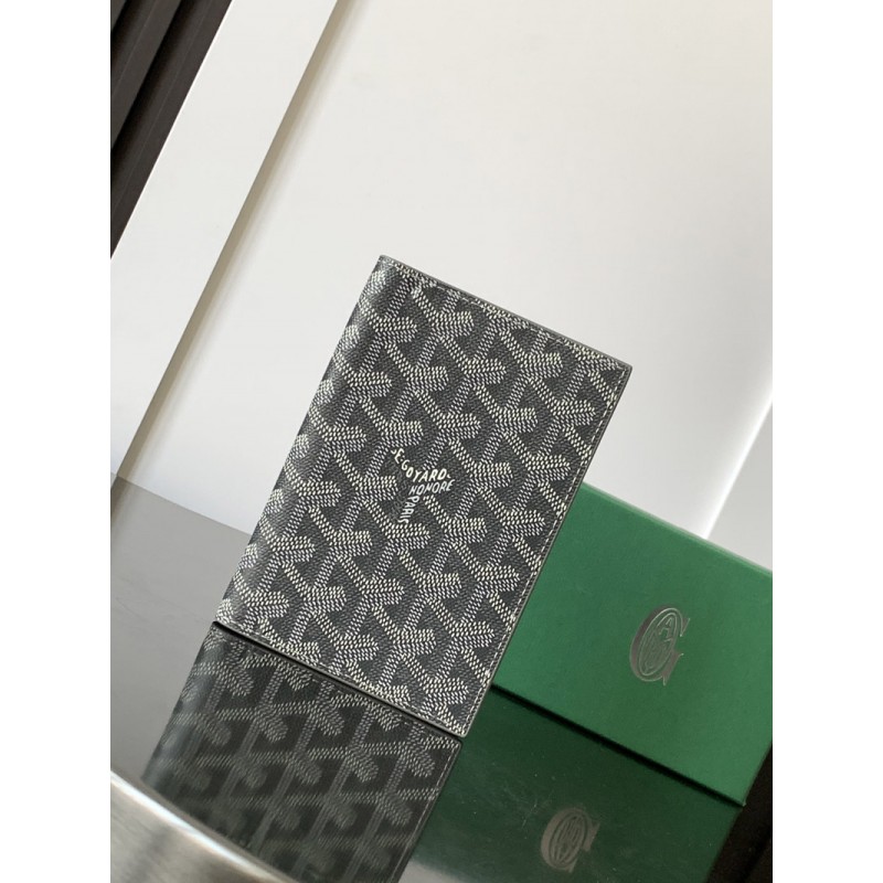 Goyard Grenelle Passport Holder Grey