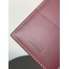 Goyard Grenelle Passport Holder Burgundy