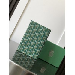 Goyard Grenelle Passport Holder Green