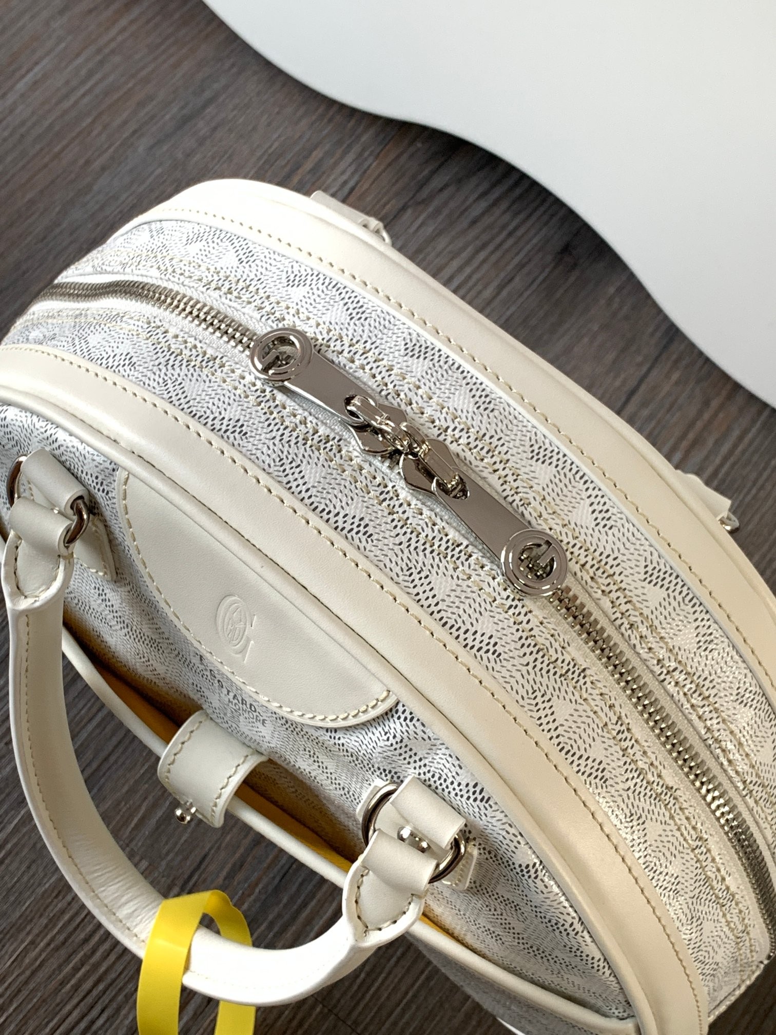 Goyard Bowling Mini Bags White 555