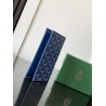 Goyard Grenelle Passport Holder Blue