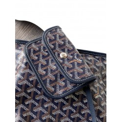 Goyard Mini Anjou Dark Blue Bag Tote limited Blue Heart