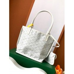 Goyard Mini Anjou White Bag Tote limited Red Heart