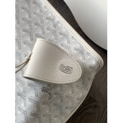 Goyard Mini Anjou White Bag Tote limited Red Heart