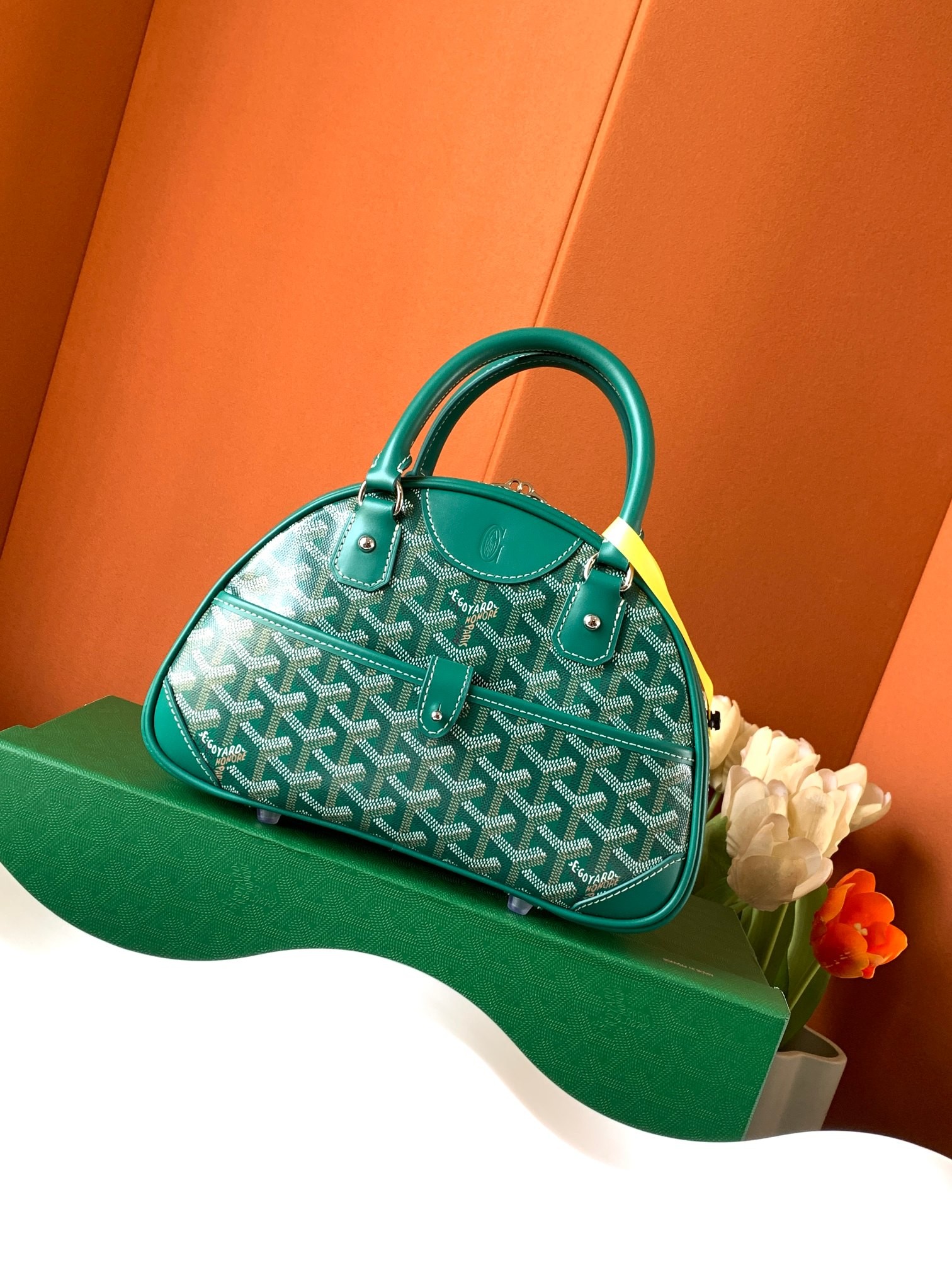 Goyard Bowling Mini Bags Green 578