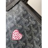 Goyard Mini Anjou Grey Bag Tote limited Pink Heart